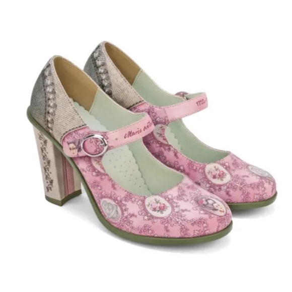 Hot Chocolate Design Chocolaticas Marie Antoinette Women's Mary Jane Pumps - Picture 1 of 13